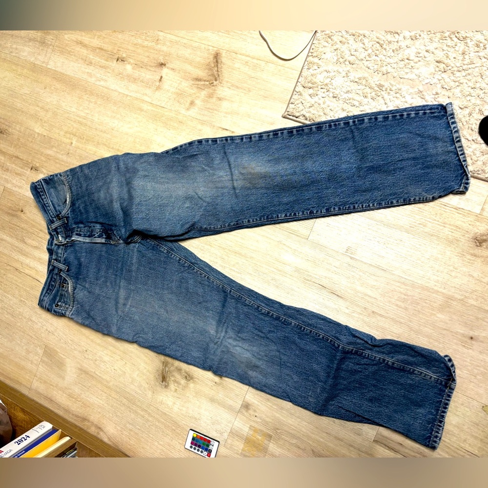 Button fly jeans